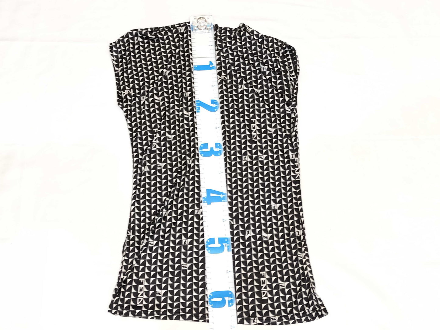 FENDI Zucca print sleeveless top