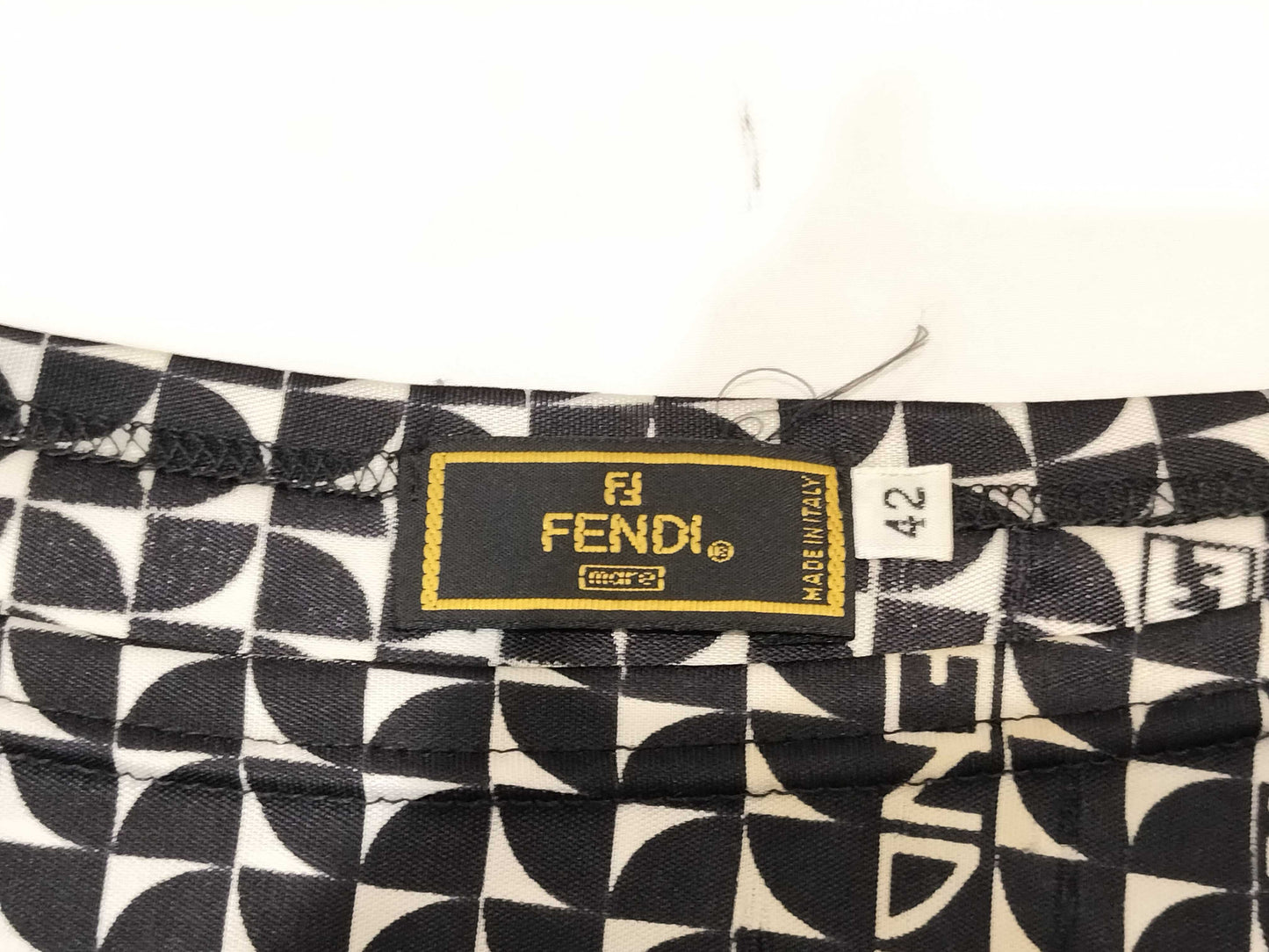 FENDI Zucca print sleeveless top