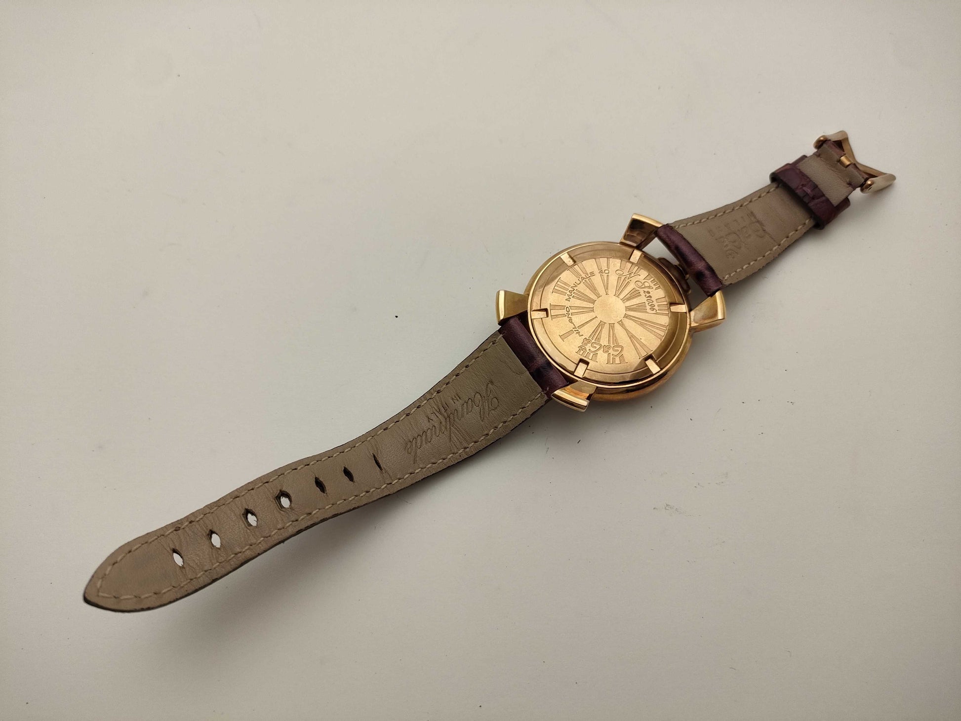 GAGA Milano Manuale 40 23096 Men's Watch with Broken Crown