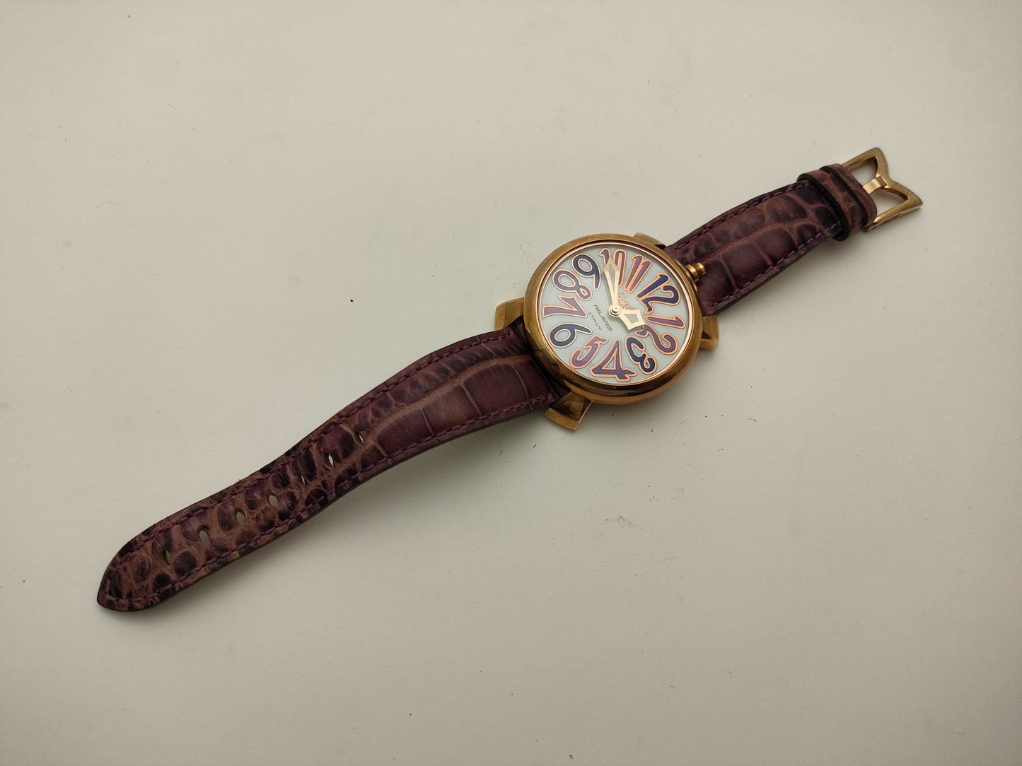 GAGA Milano Manuale 40 23096 Men's Watch with Broken Crown