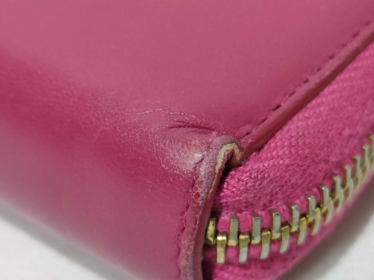 SAINT LAURENT Y-line round zipper long wallet