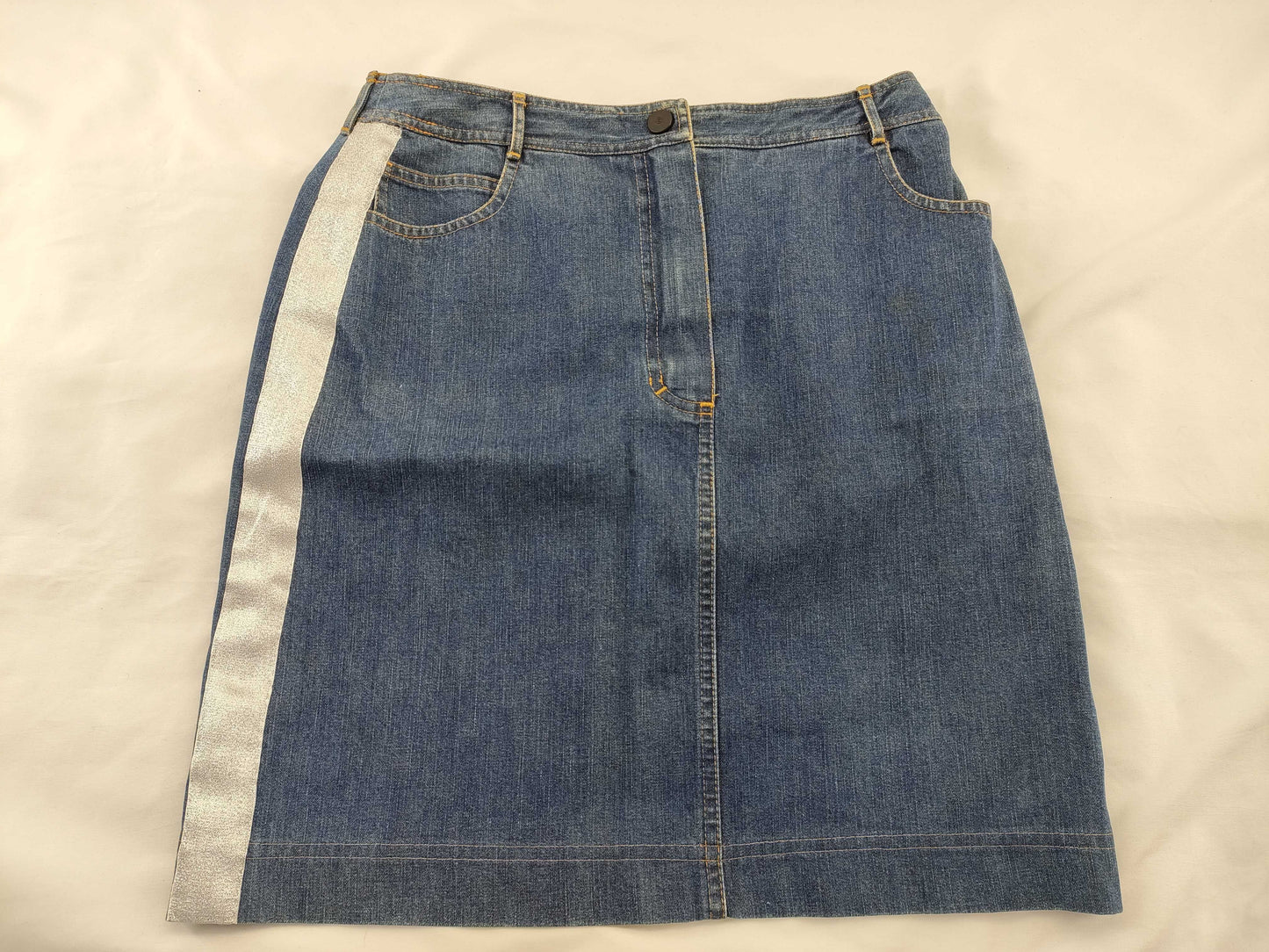CHANEL denim skirt skirt