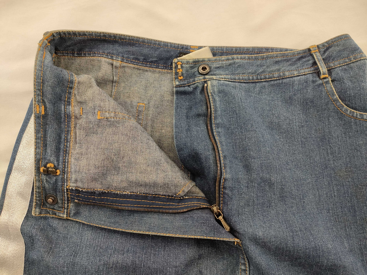 CHANEL denim skirt skirt