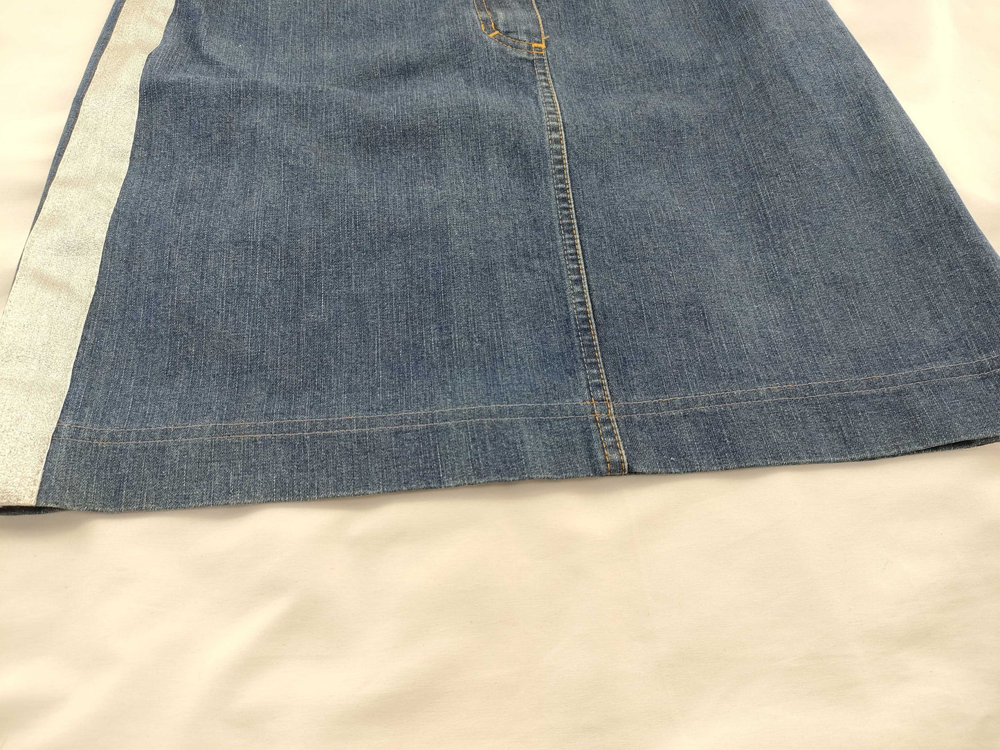 CHANEL denim skirt skirt