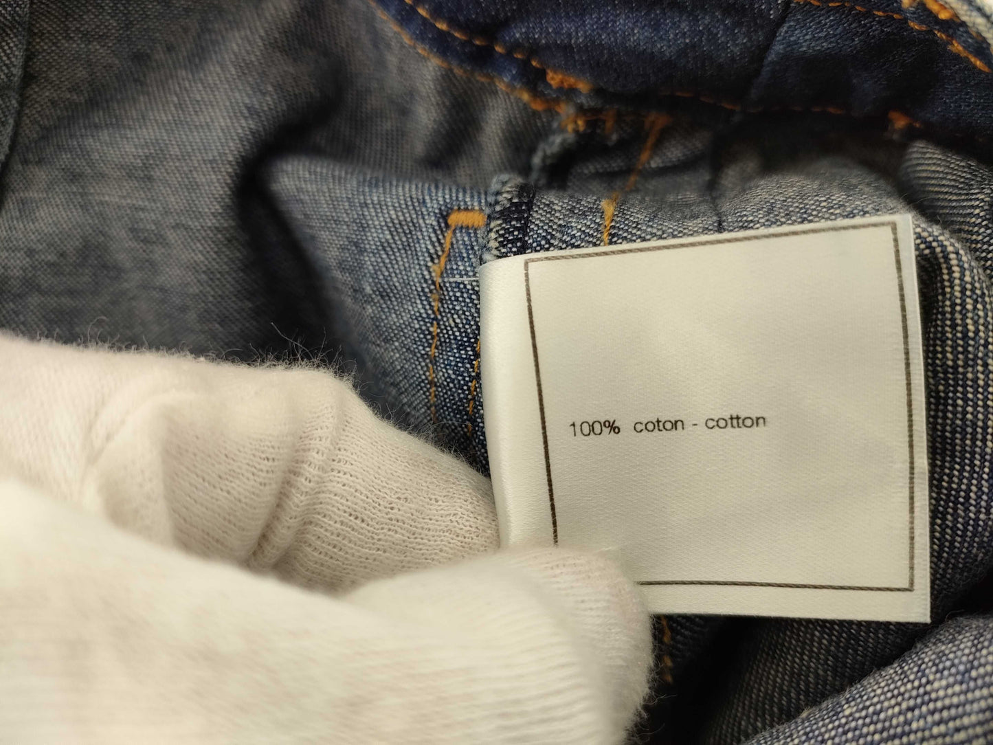 CHANEL denim skirt skirt