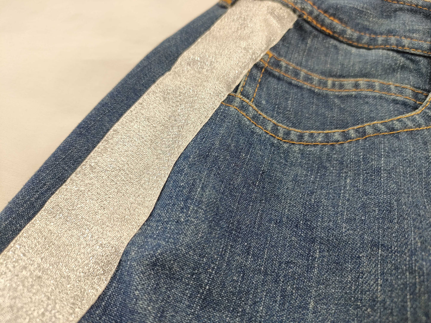 CHANEL denim skirt skirt