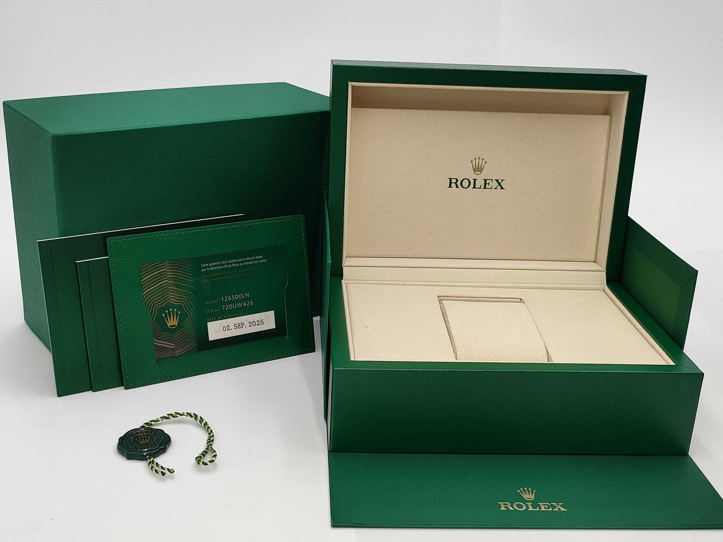 ROLEX 126500LN 720UW426 White Dial Men's Watch
