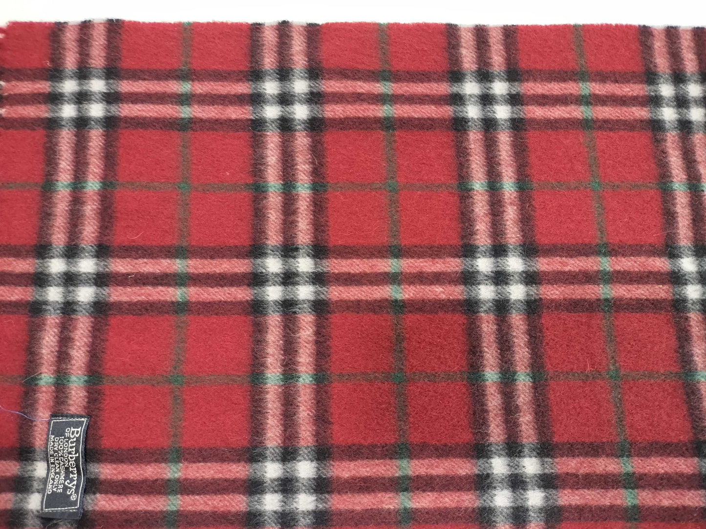 BURBERRY Check Pattern Scarf Scarf