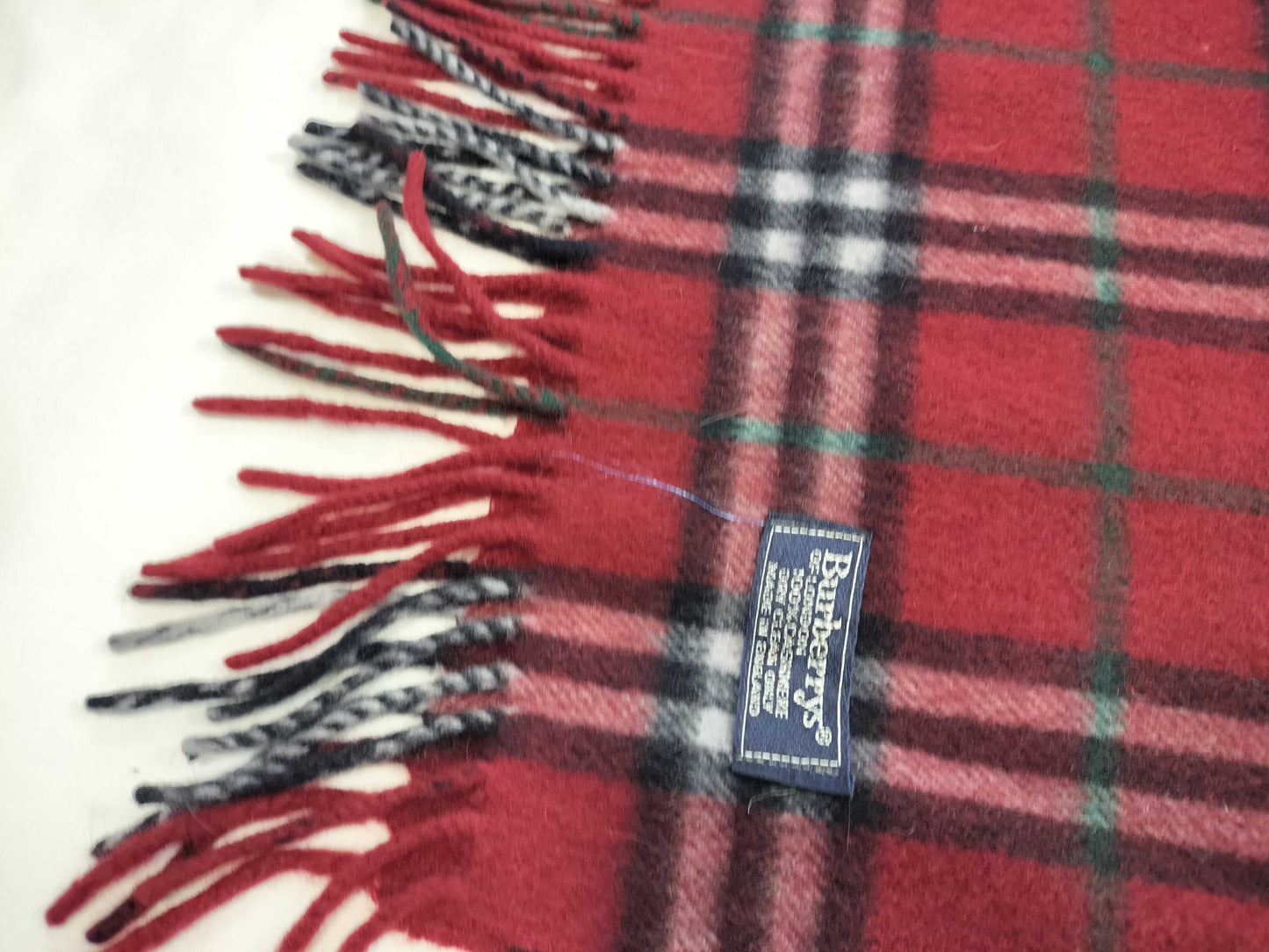 BURBERRY Check Pattern Scarf Scarf