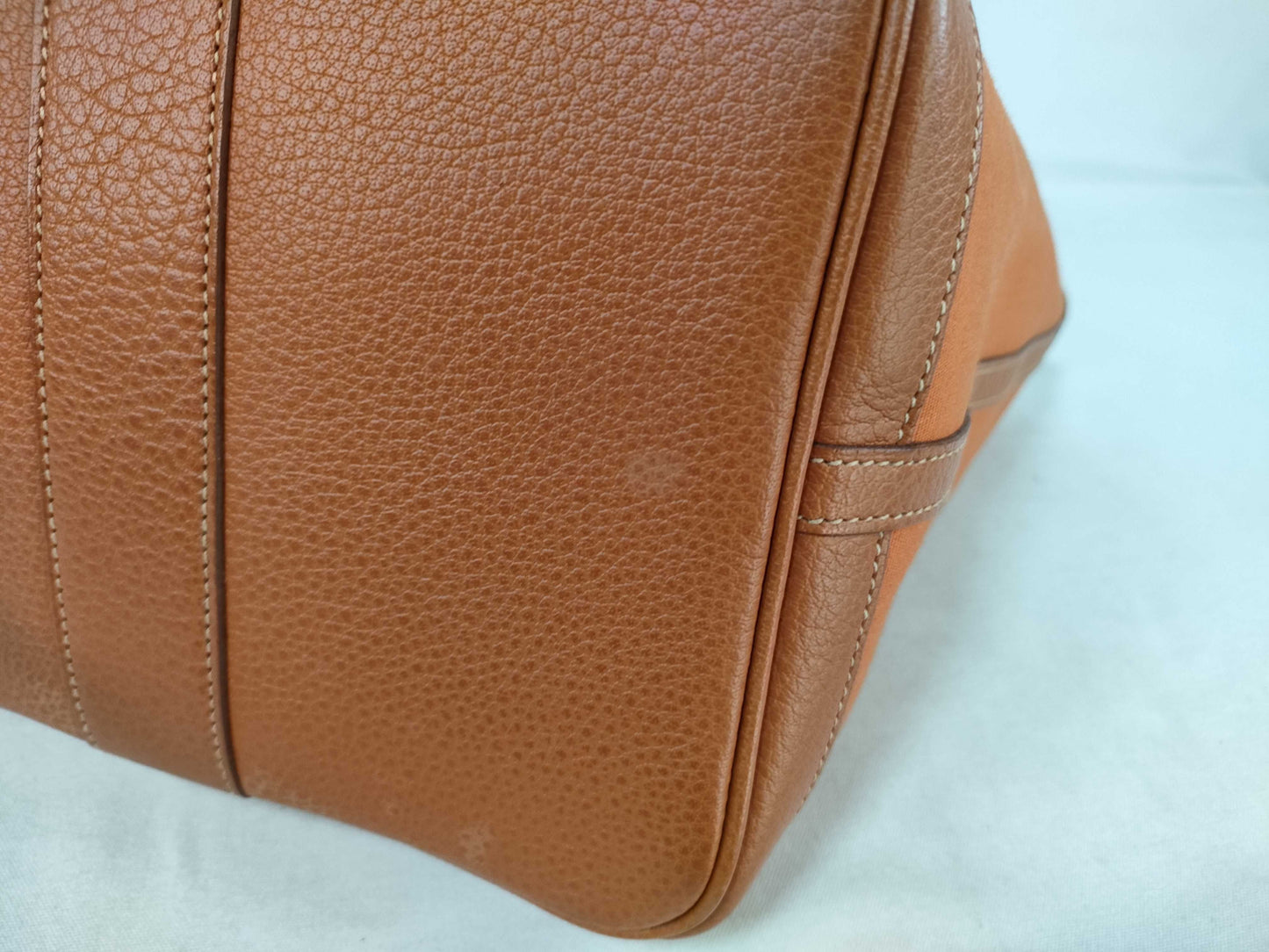 HERMES Garden Party Toile x Negonta/Orange/Size 36/□I Stamped Tote Bag