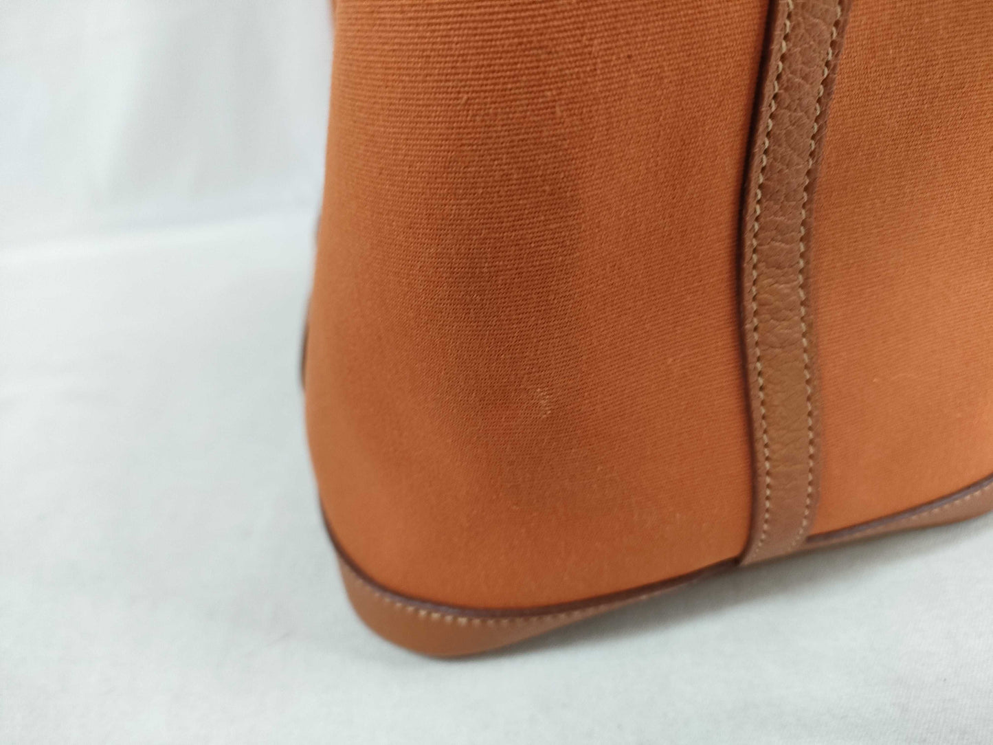 HERMES Garden Party Toile x Negonta/Orange/Size 36/□I Stamped Tote Bag