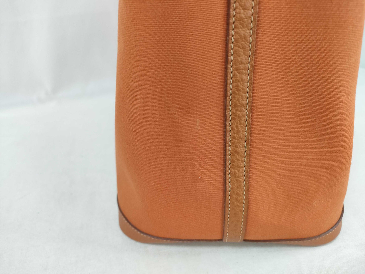 HERMES Garden Party Toile x Negonta/Orange/Size 36/□I Stamped Tote Bag