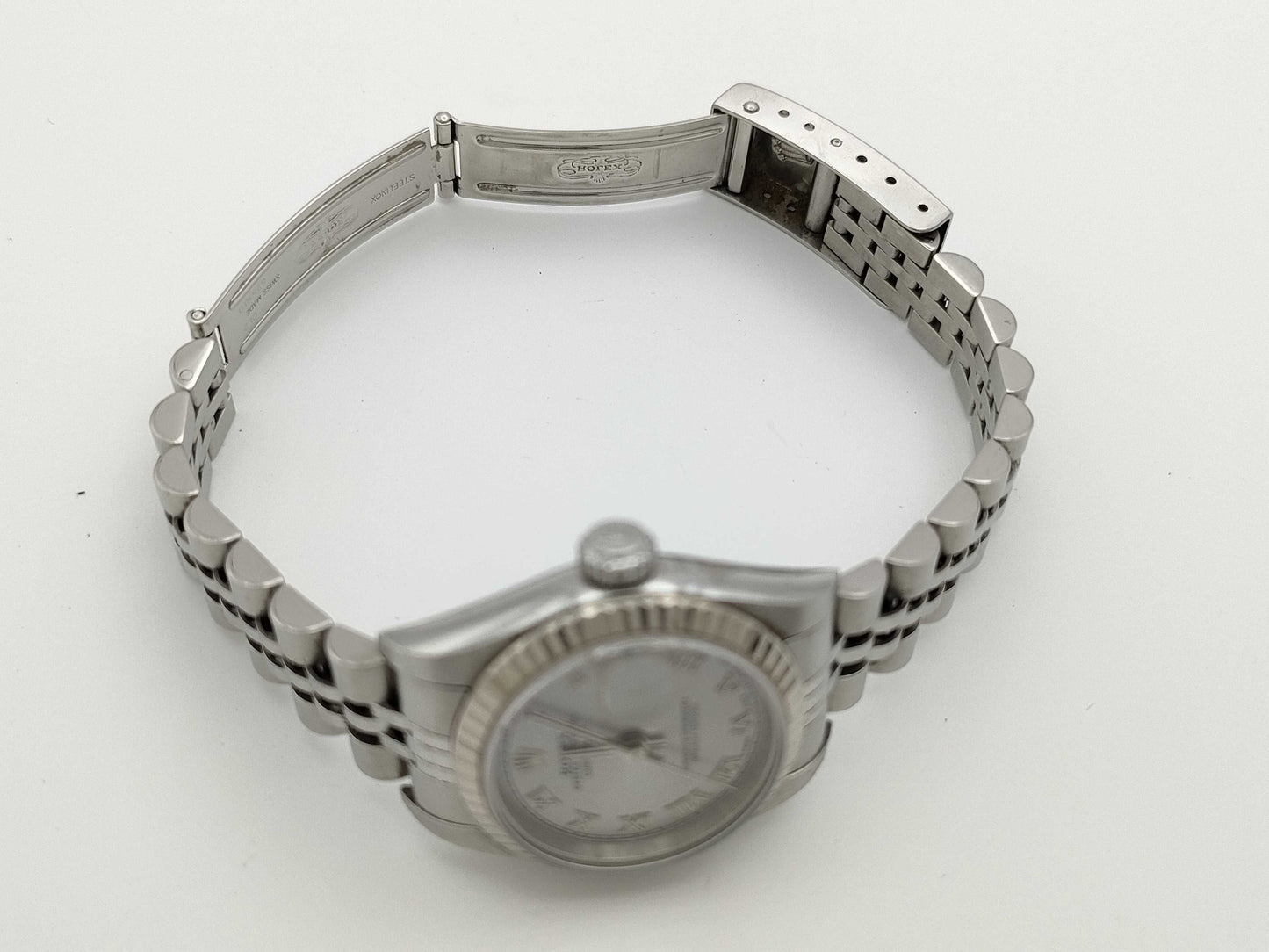 ROLEX 79174 D057124 Silver Dial Women's Watch