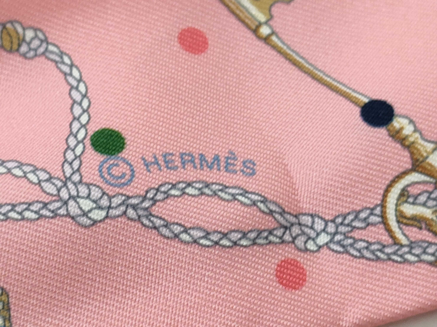 HERMES Twilly Twilly Le Creapora Unused Scarf