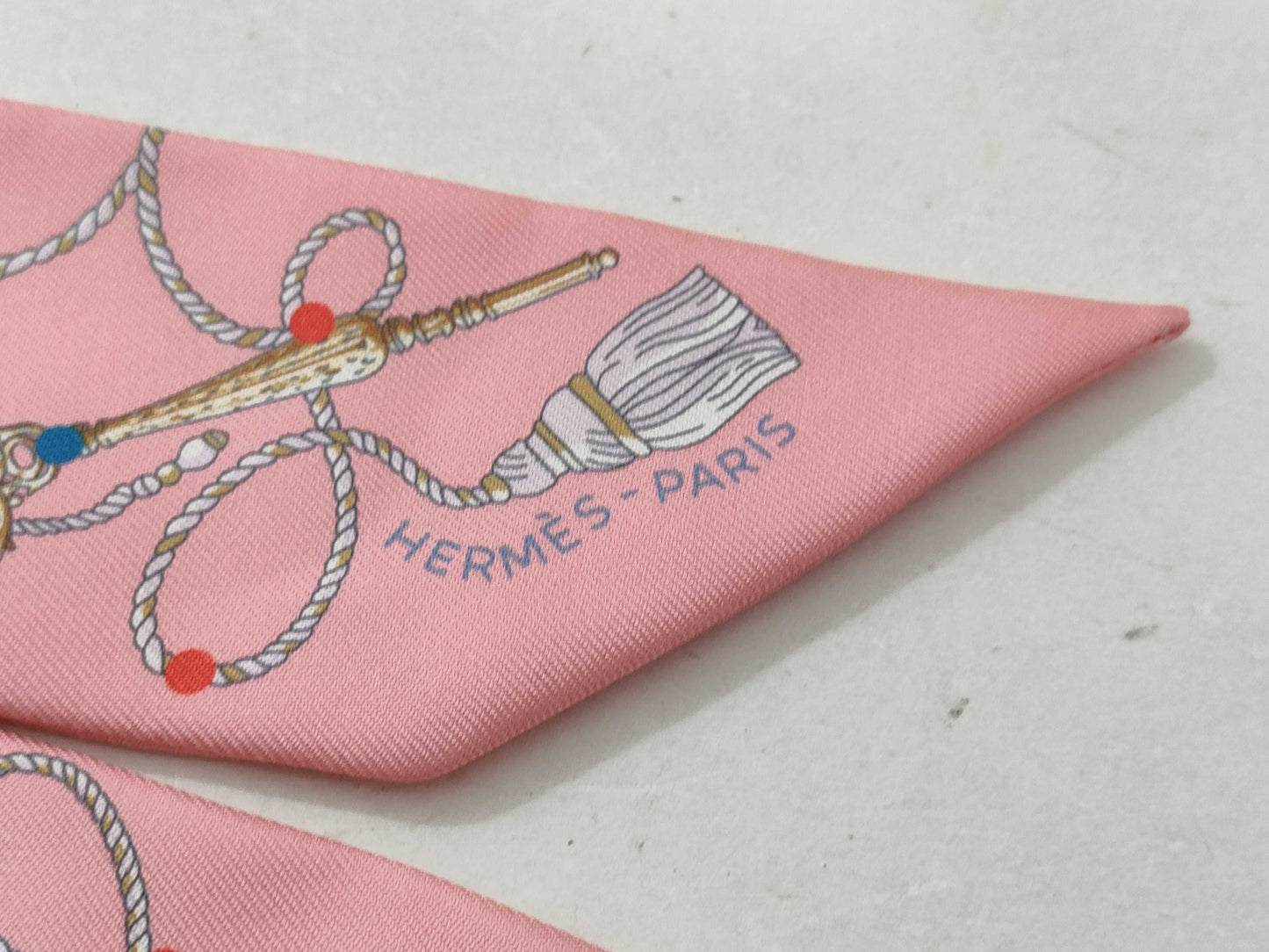 HERMES Twilly Twilly Le Creapora Unused Scarf