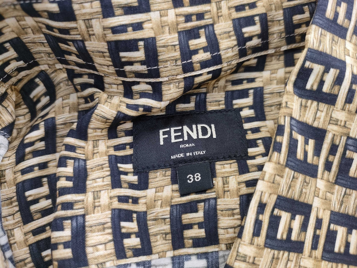 FENDI Zucca Print Shirt FS0795 AFXE Shirt