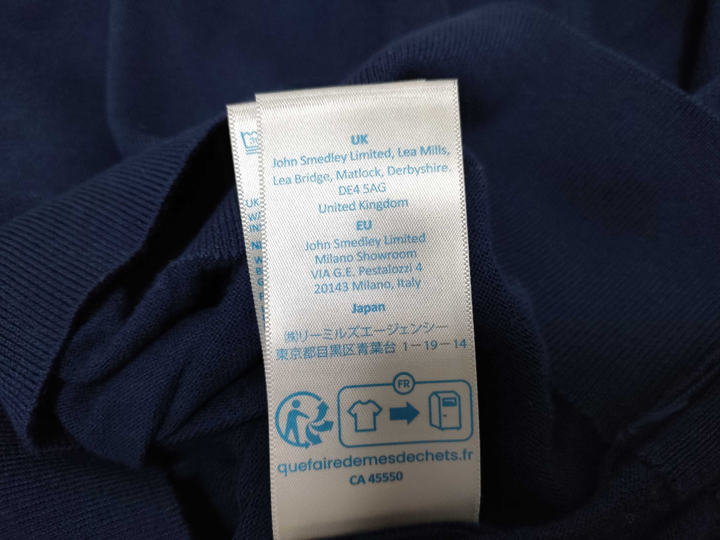 John Smedley 3/4 Sleeve Top