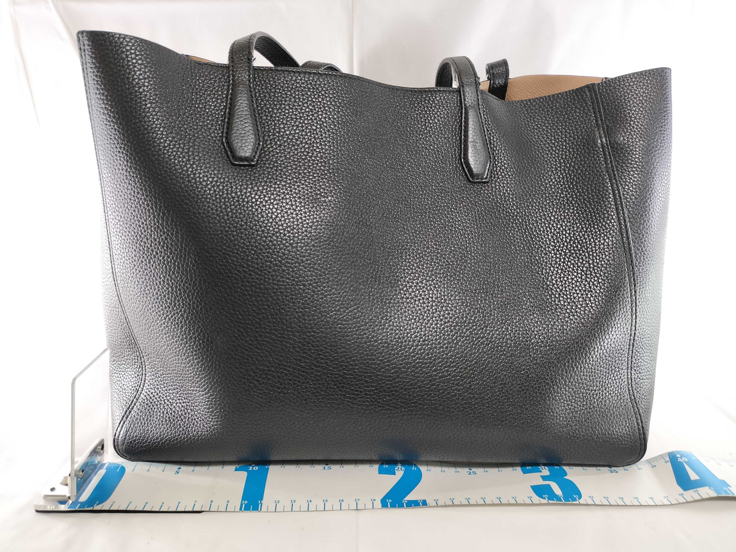 Tory Burch Leather Tote Black Tote Bag