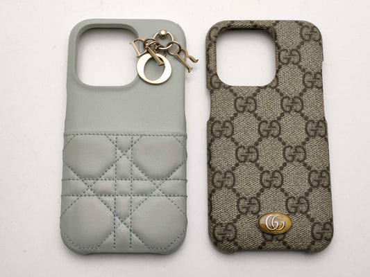 Dior Cannage/GUCCI GG Supreme iPhone Case Other Accessories