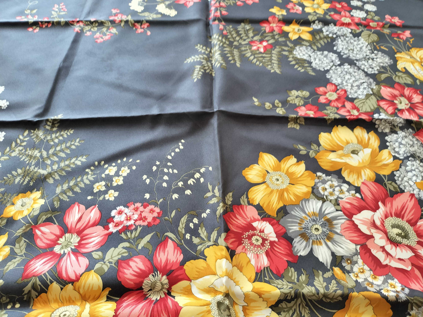 Dior floral scarf