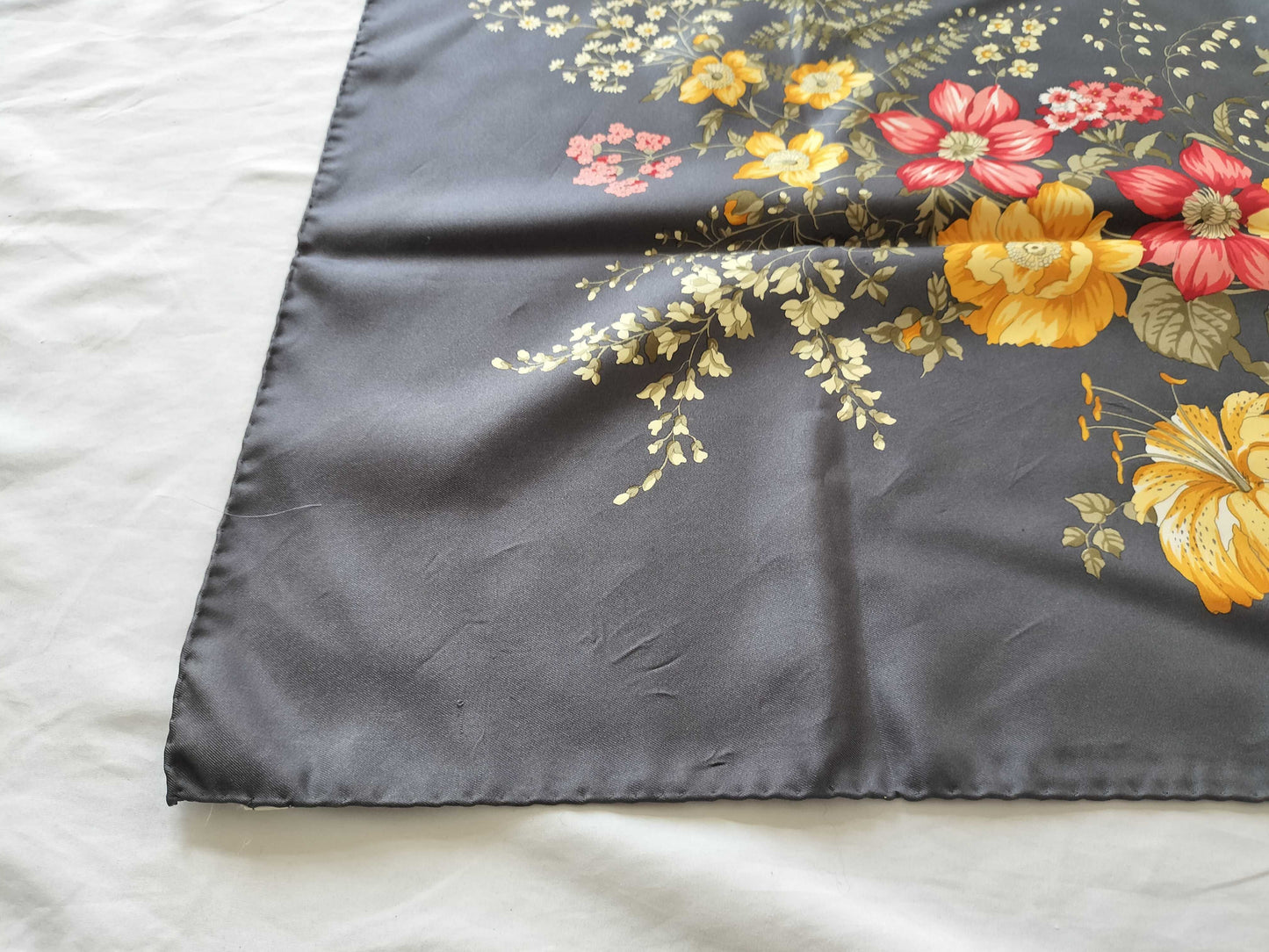 Dior floral scarf