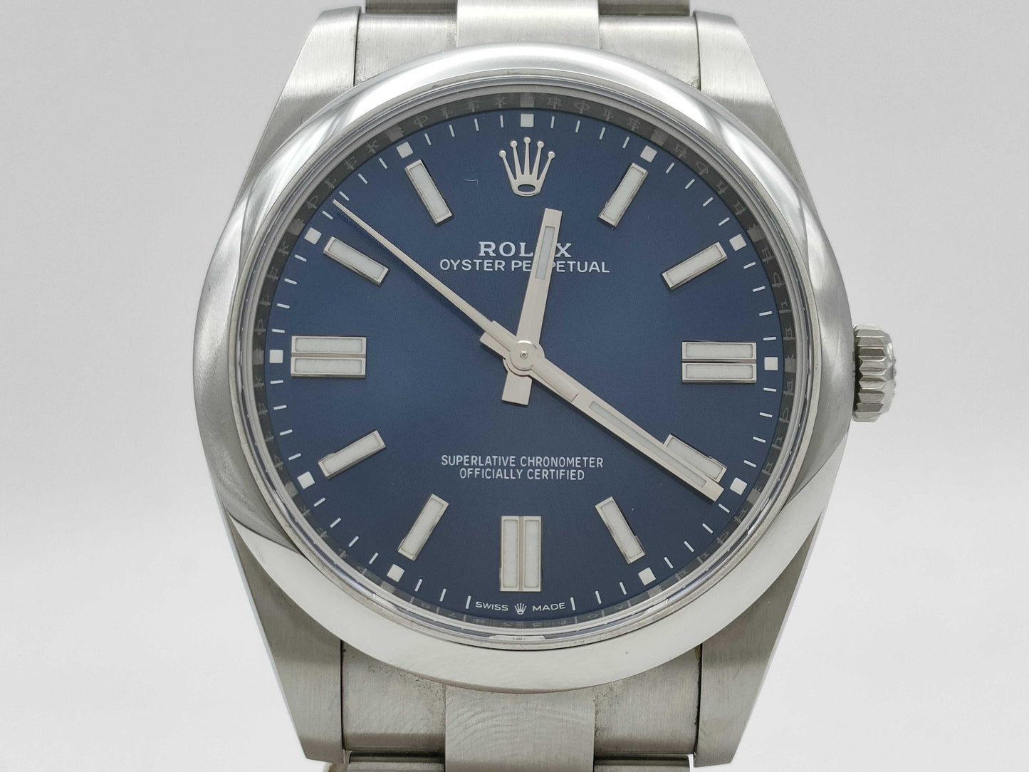 ROLEX 124300 A0T33878 Blue Dial Men's Watch
