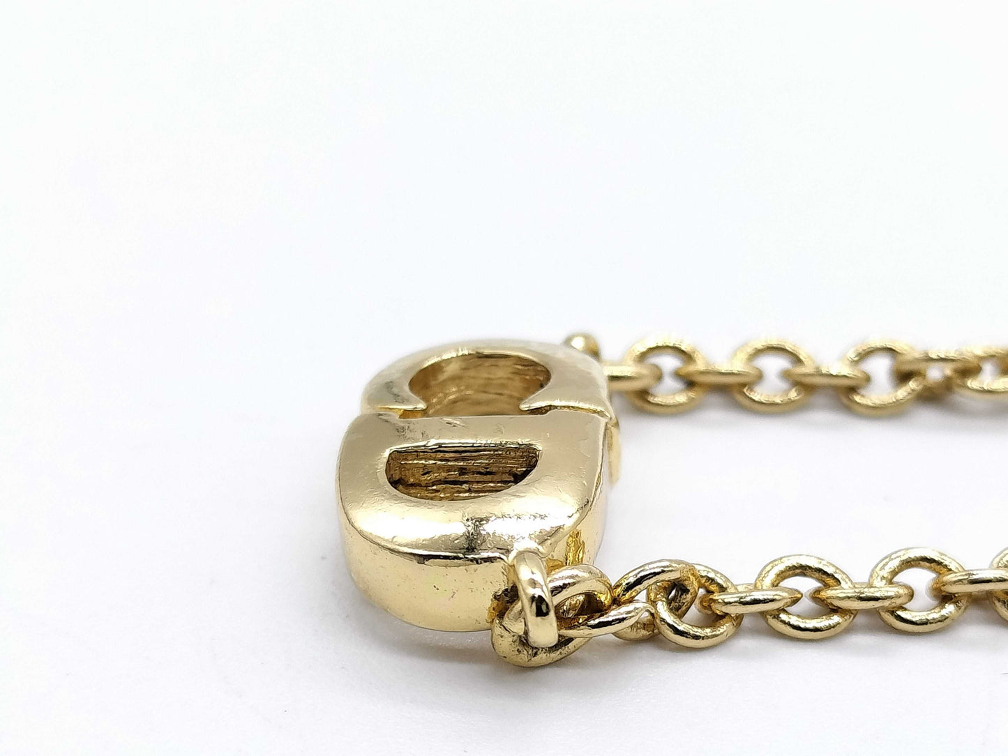 Dior logo necklace necklace