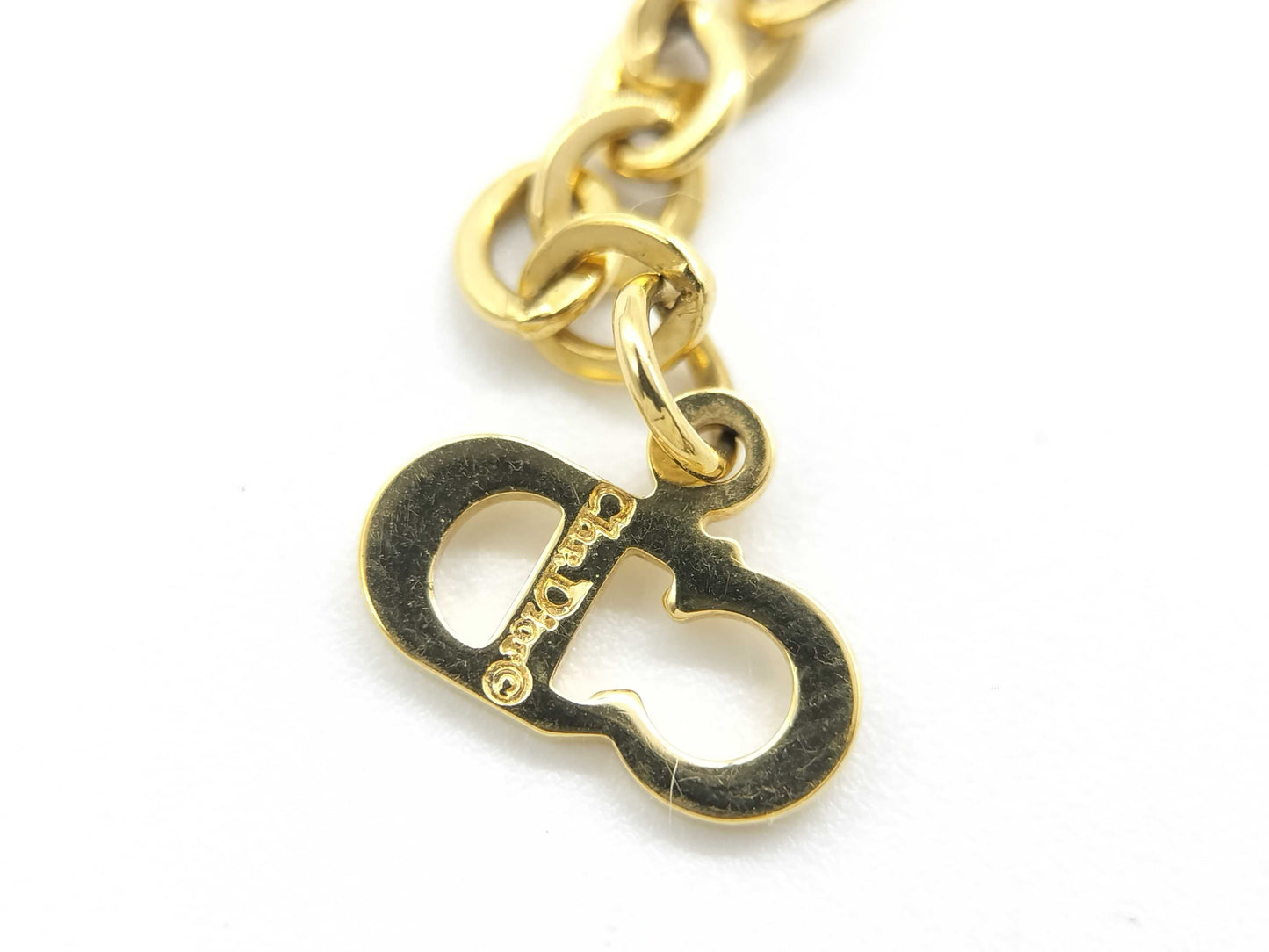 Dior logo necklace necklace