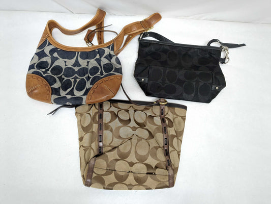 COACH Signature Denim One-Shoulder Bag Set