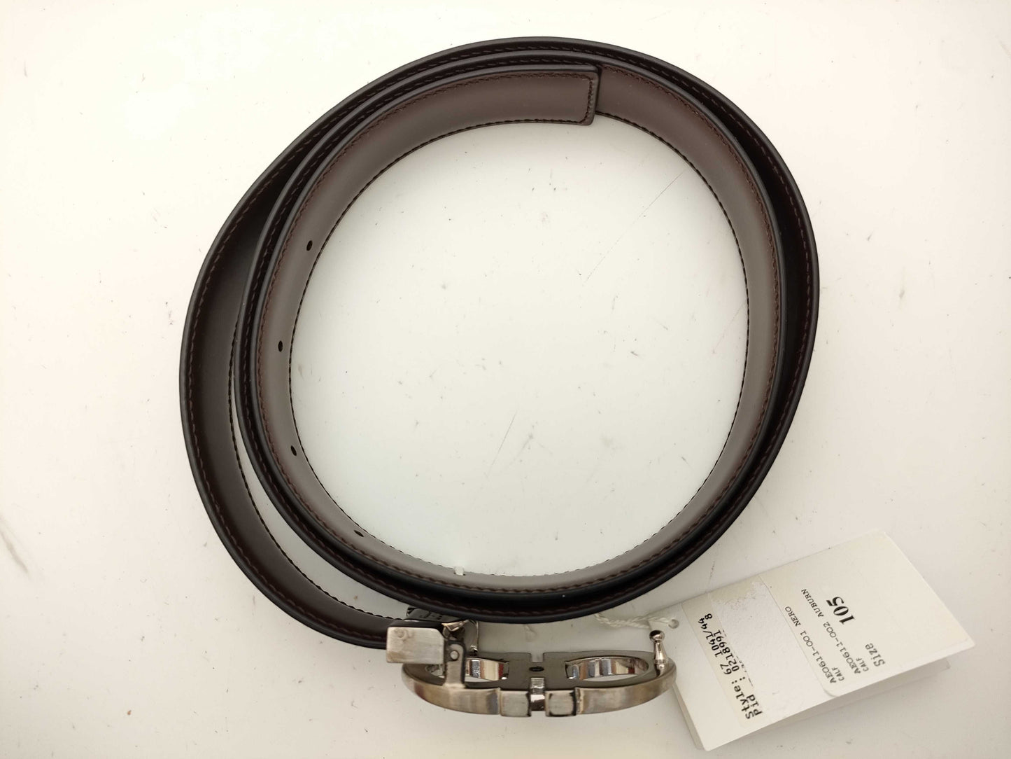 Salvatore Ferragamo Gancini Leather Belt