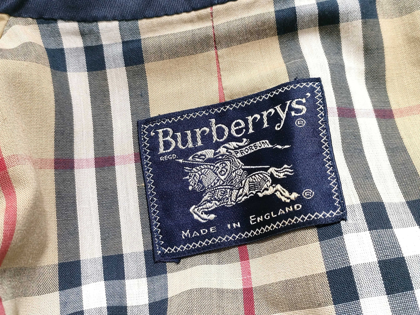 BURBERRY Burberrys trench coat with Nova check lining