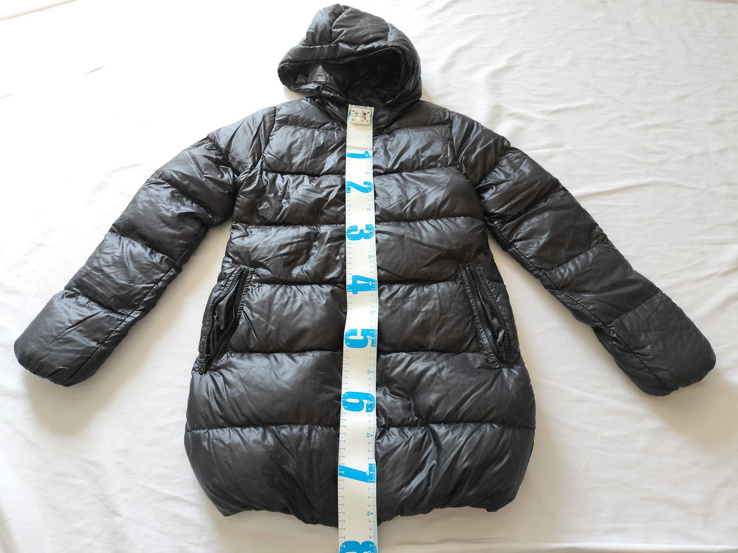 Duvetica Down Jacket, Black, Size 42, Hooded