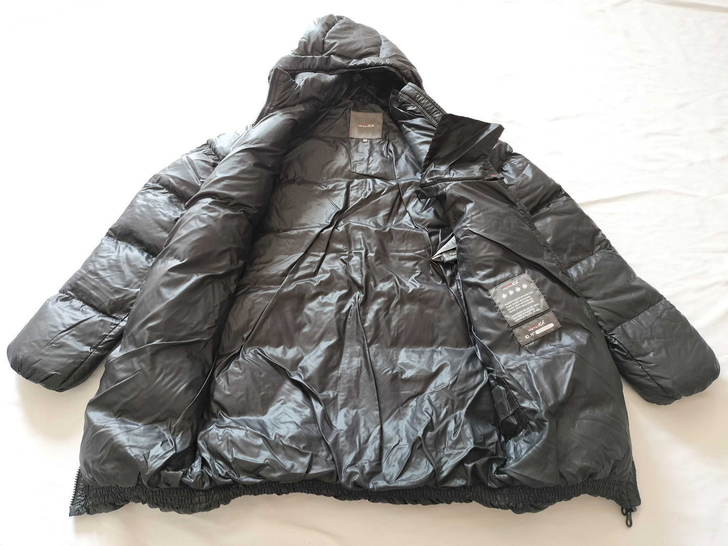 Duvetica Down Jacket, Black, Size 42, Hooded