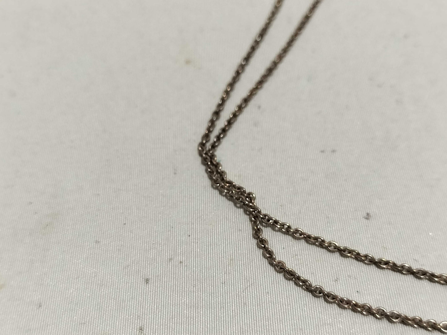 Tiffany & Co. 925/750 Signature Cross SV925 7.4g Necklace