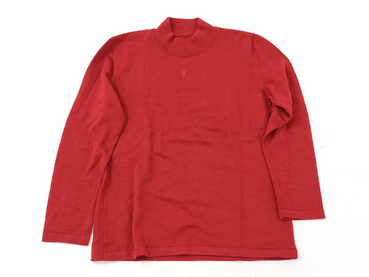 Yves Saint Laurent Knit Sweater Logo Top