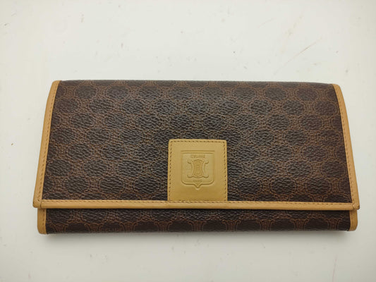 CELINE Macadam Long Wallet