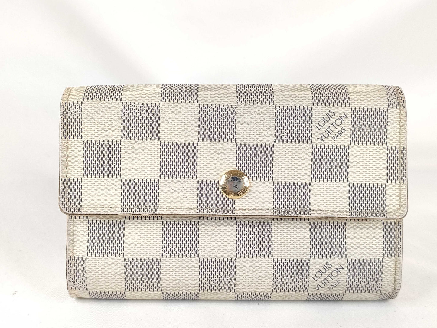 LOUIS VUITTON Damier Azur N63068 Portefeuille Alexandra Wallet