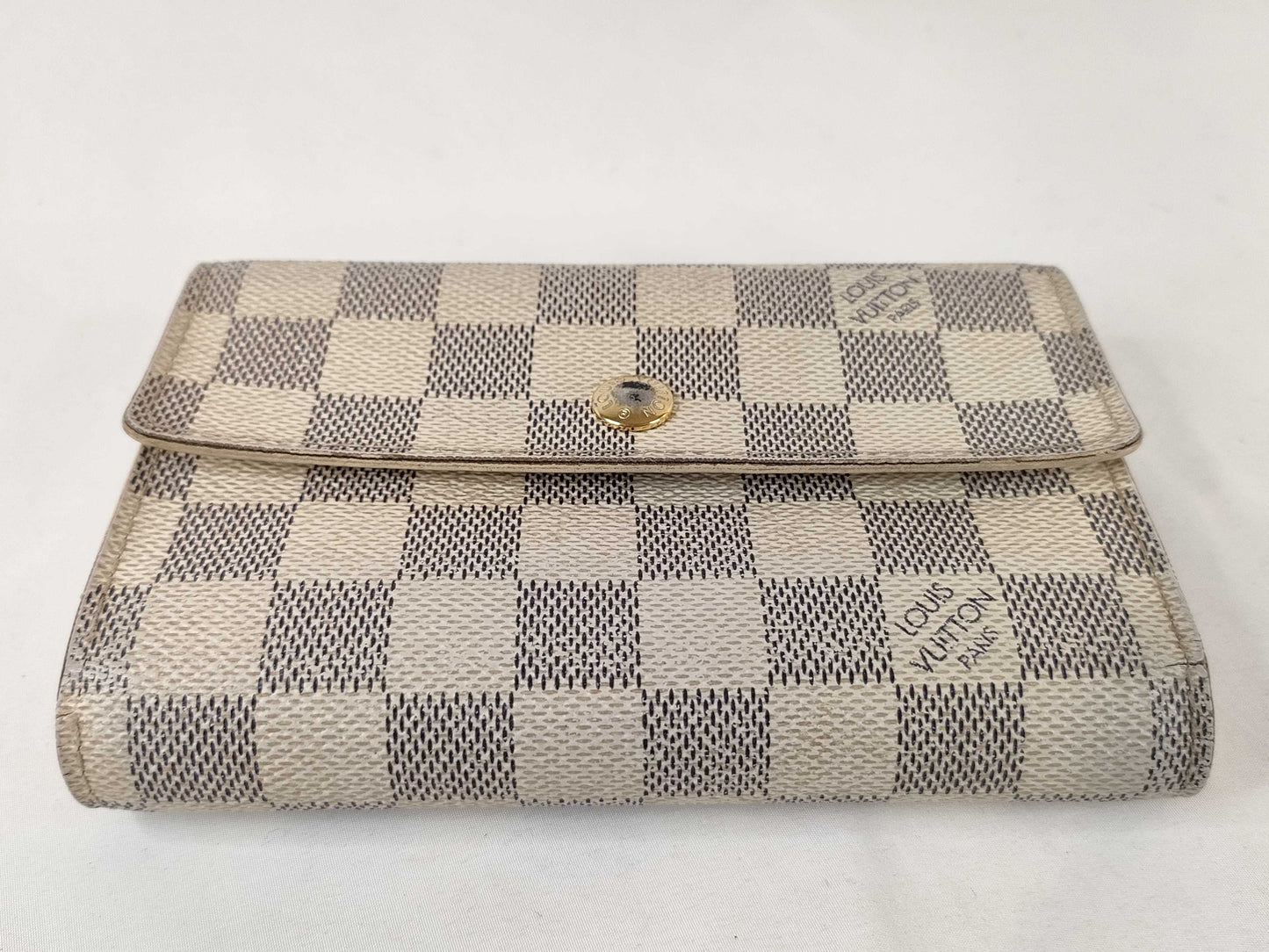 LOUIS VUITTON Damier Azur N63068 Portefeuille Alexandra Wallet