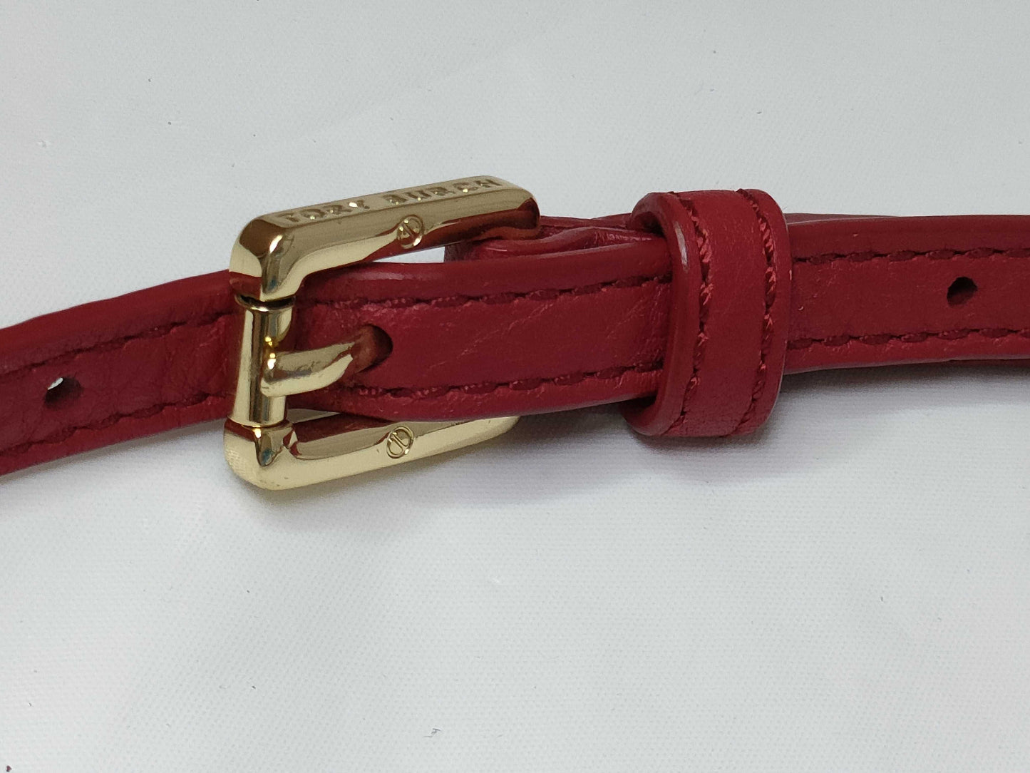 Tory Burch Leather Bag Red Shoulder Bag