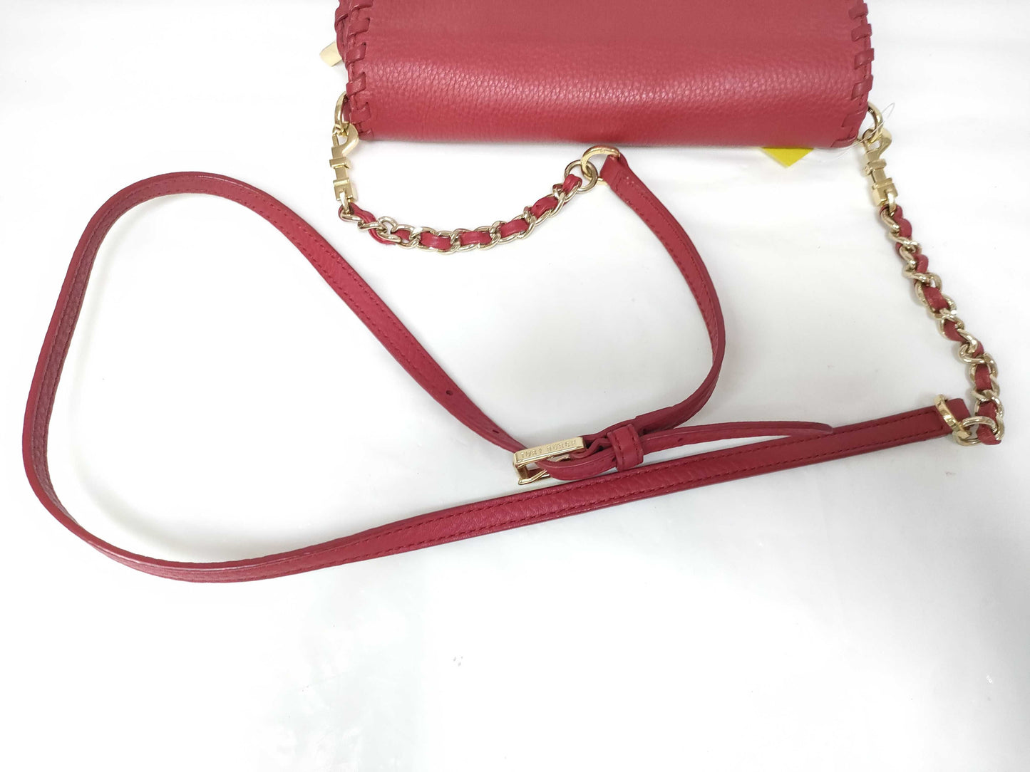 Tory Burch Leather Bag Red Shoulder Bag
