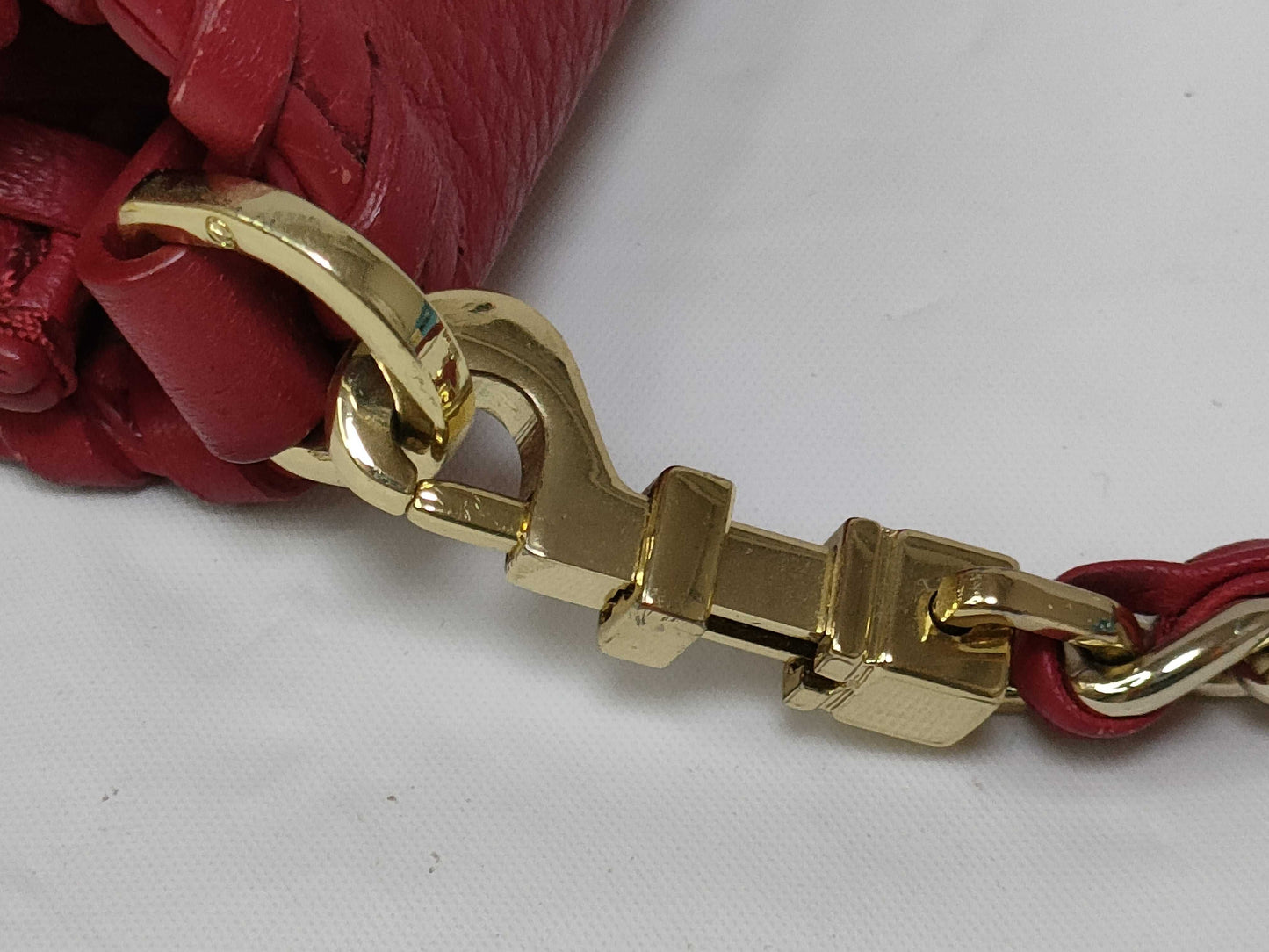 Tory Burch Leather Bag Red Shoulder Bag