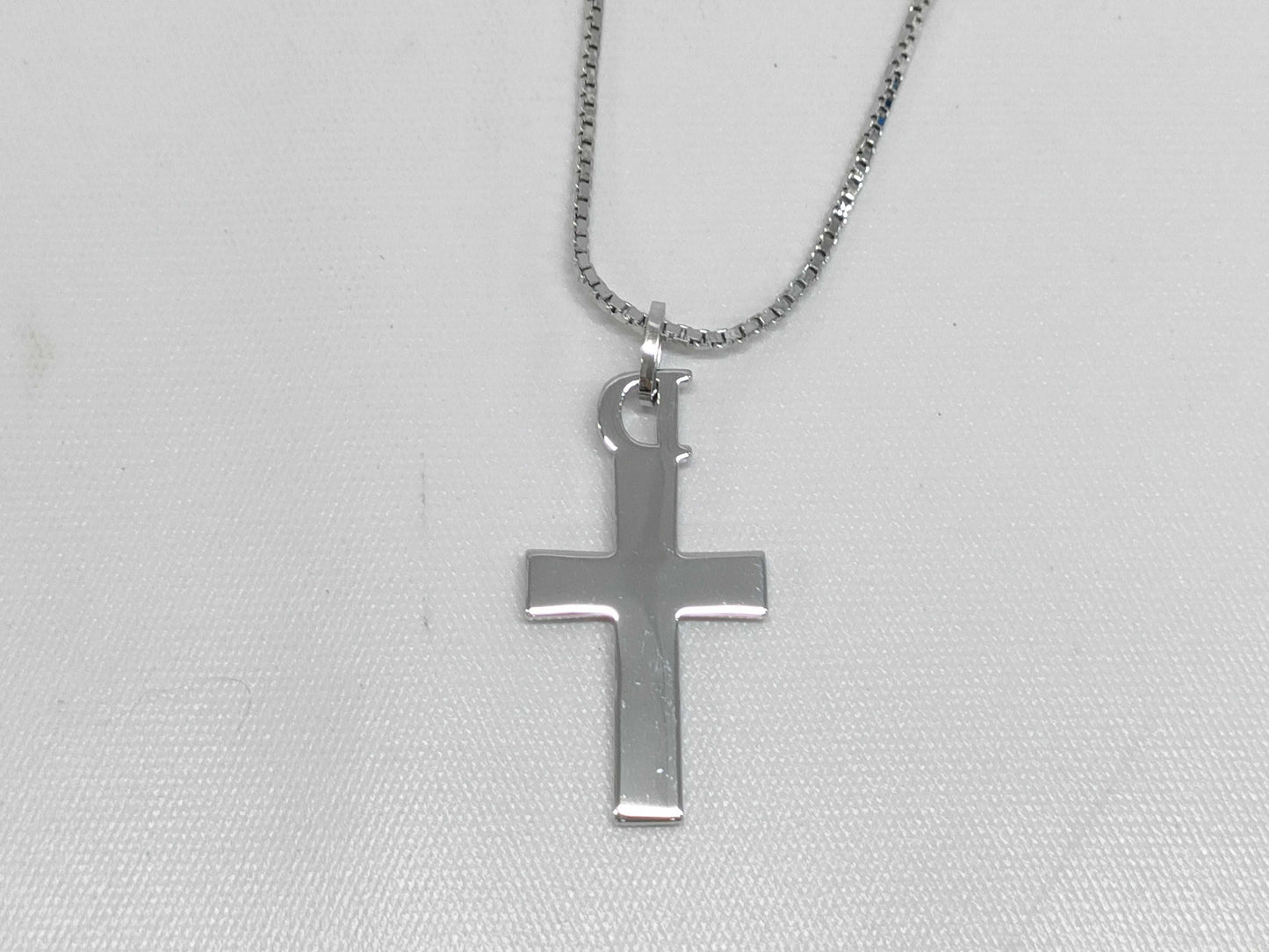 Dior Logo Cross Necklace Necklace