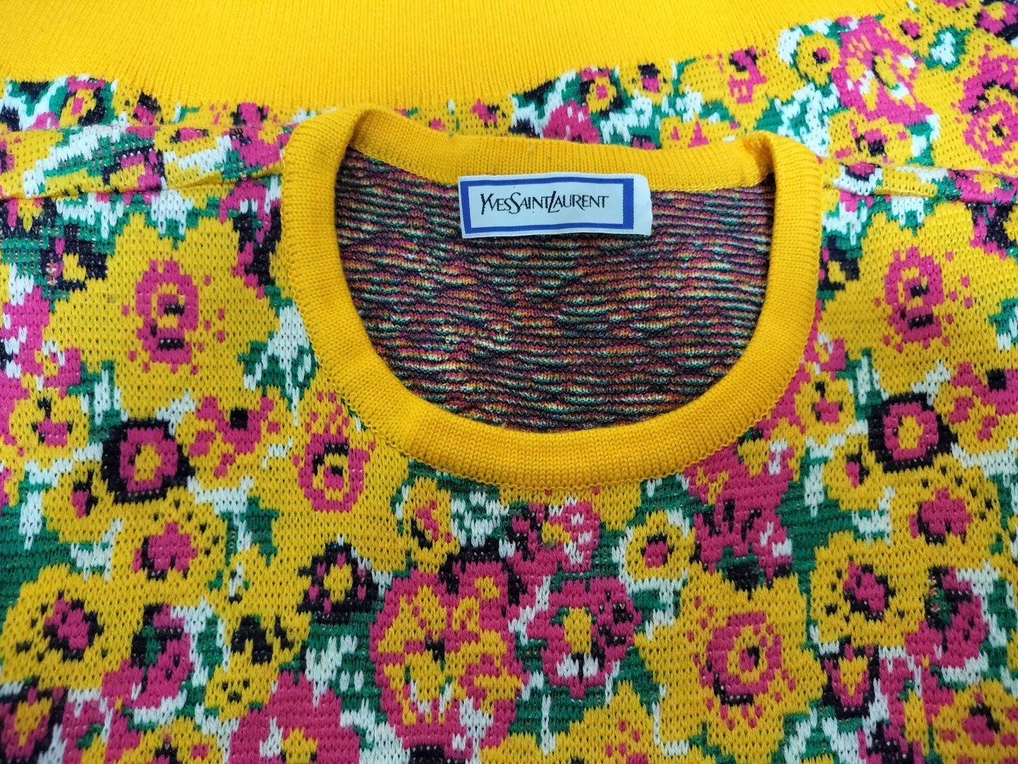 Yves Saint Laurent Floral Knit Other Apparel