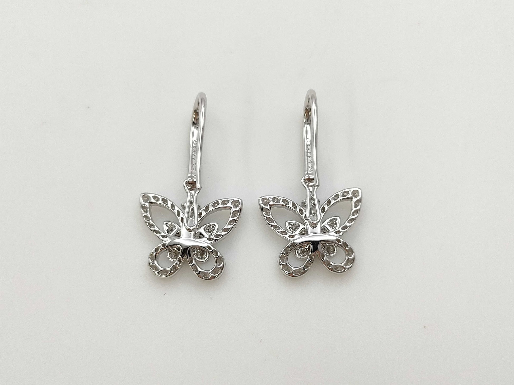 GRAFF Butterfly Diamond WG Au750 4.8g Earrings