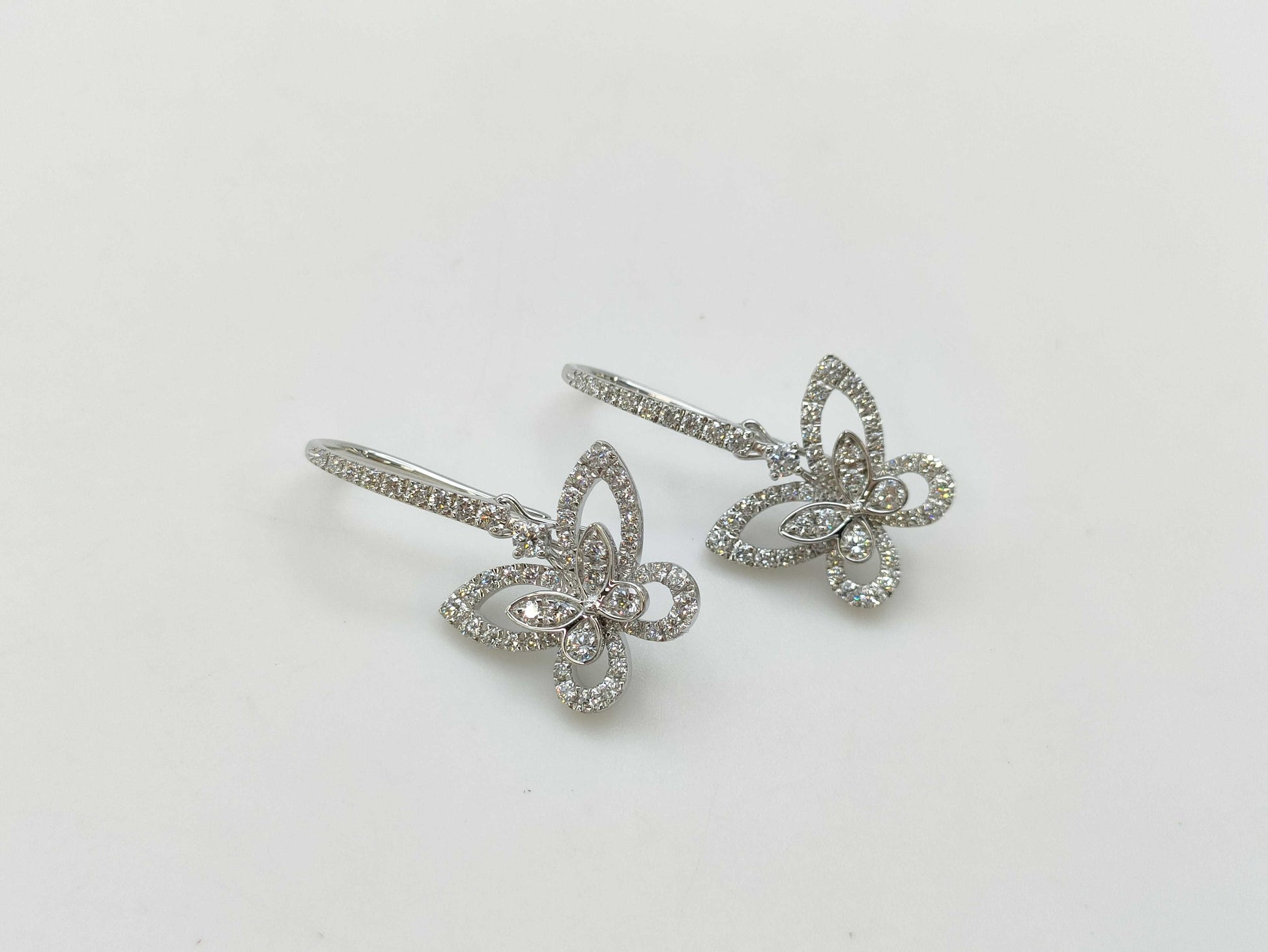 GRAFF Butterfly Diamond WG Au750 4.8g Earrings