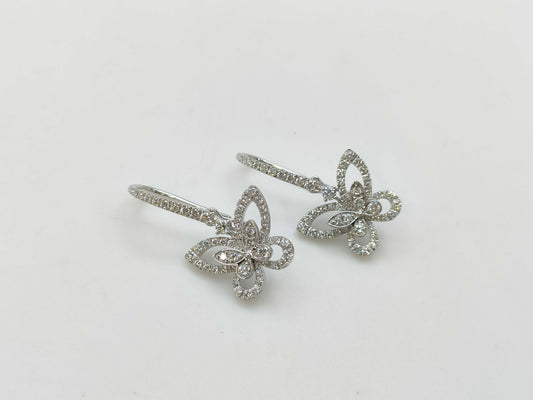 GRAFF Butterfly Diamond WG Au750 4.8g Earrings