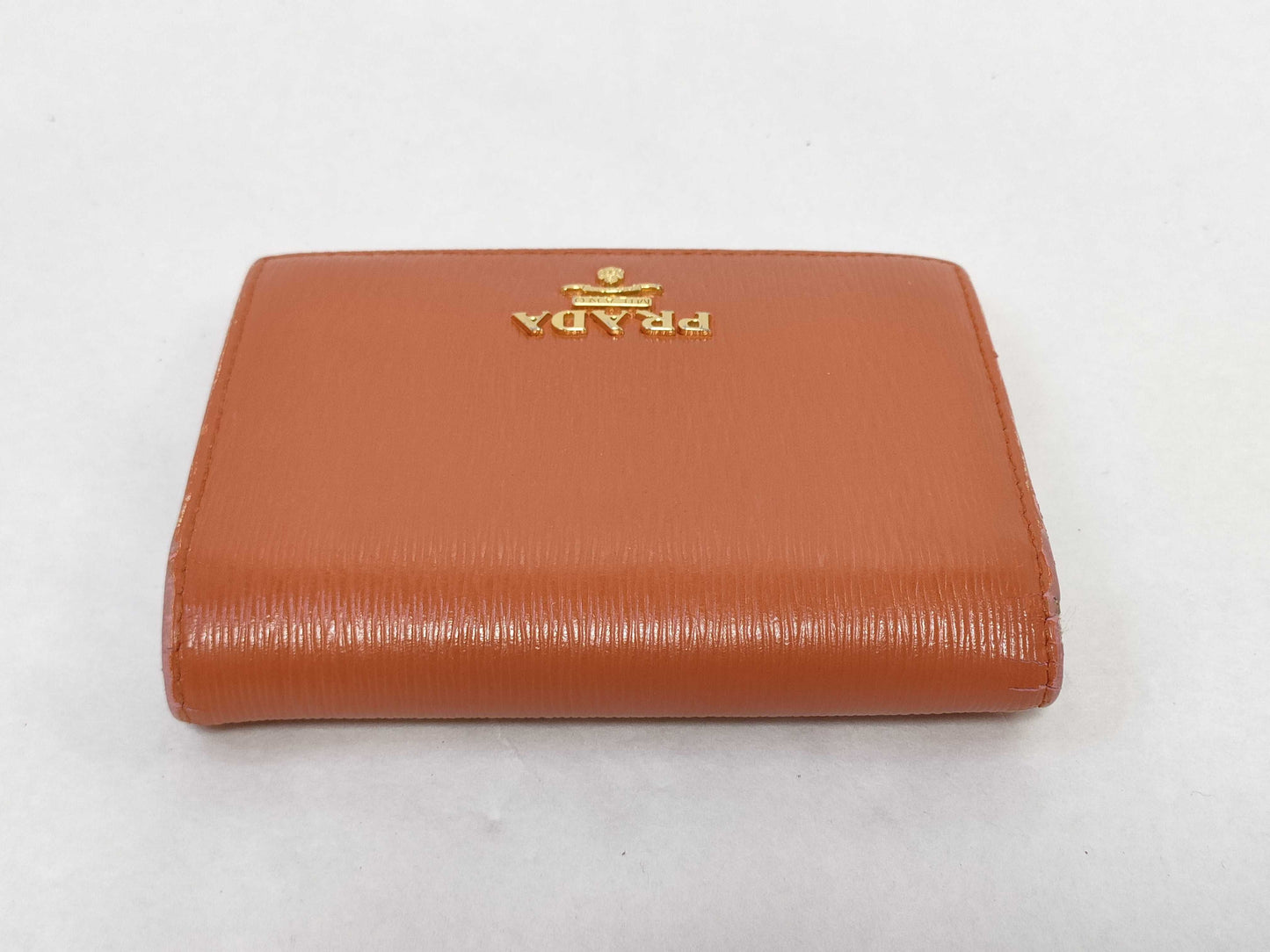 PRADA Bifold Wallet Orange Wallet