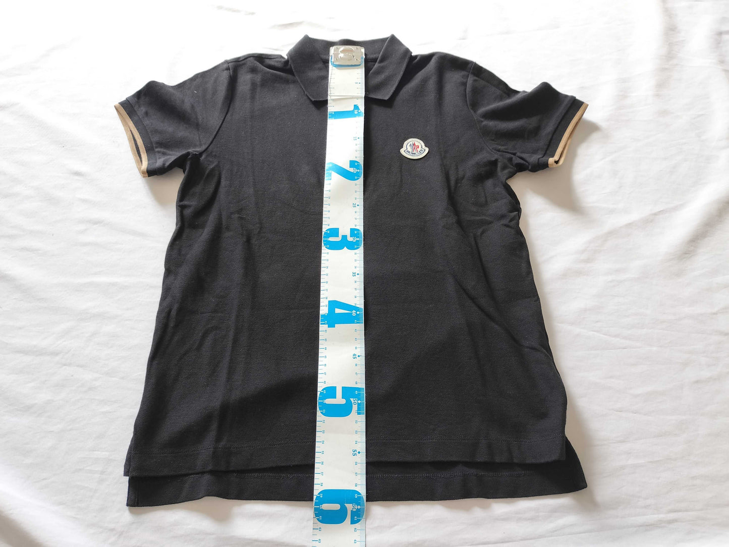 MONCLER Polo shirt, black, size S, T-shirt