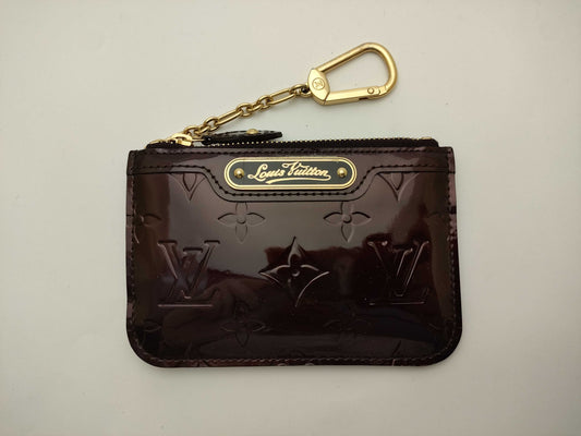 LOUIS VUITTON Vernis Pochette Cle Coin Case