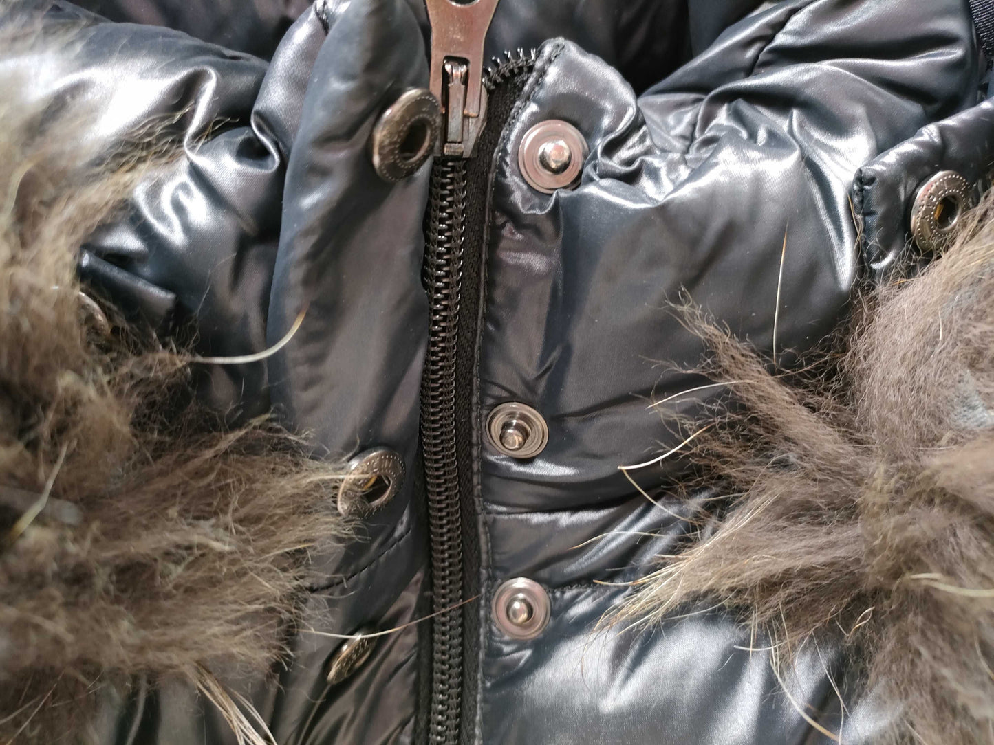 DUVETICA fur-trimmed down coat